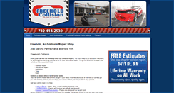 Desktop Screenshot of freeholdcollision.com